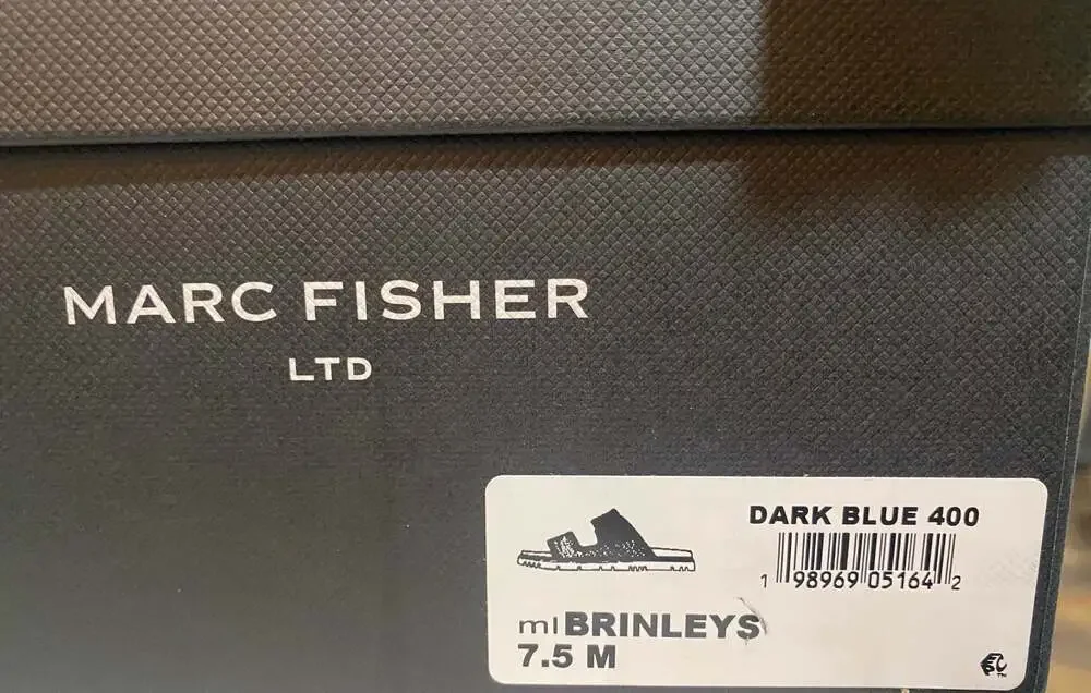 Brand New Marc Fisher LTD Women's Brinleys Crochet Footbed Sandals 7.5